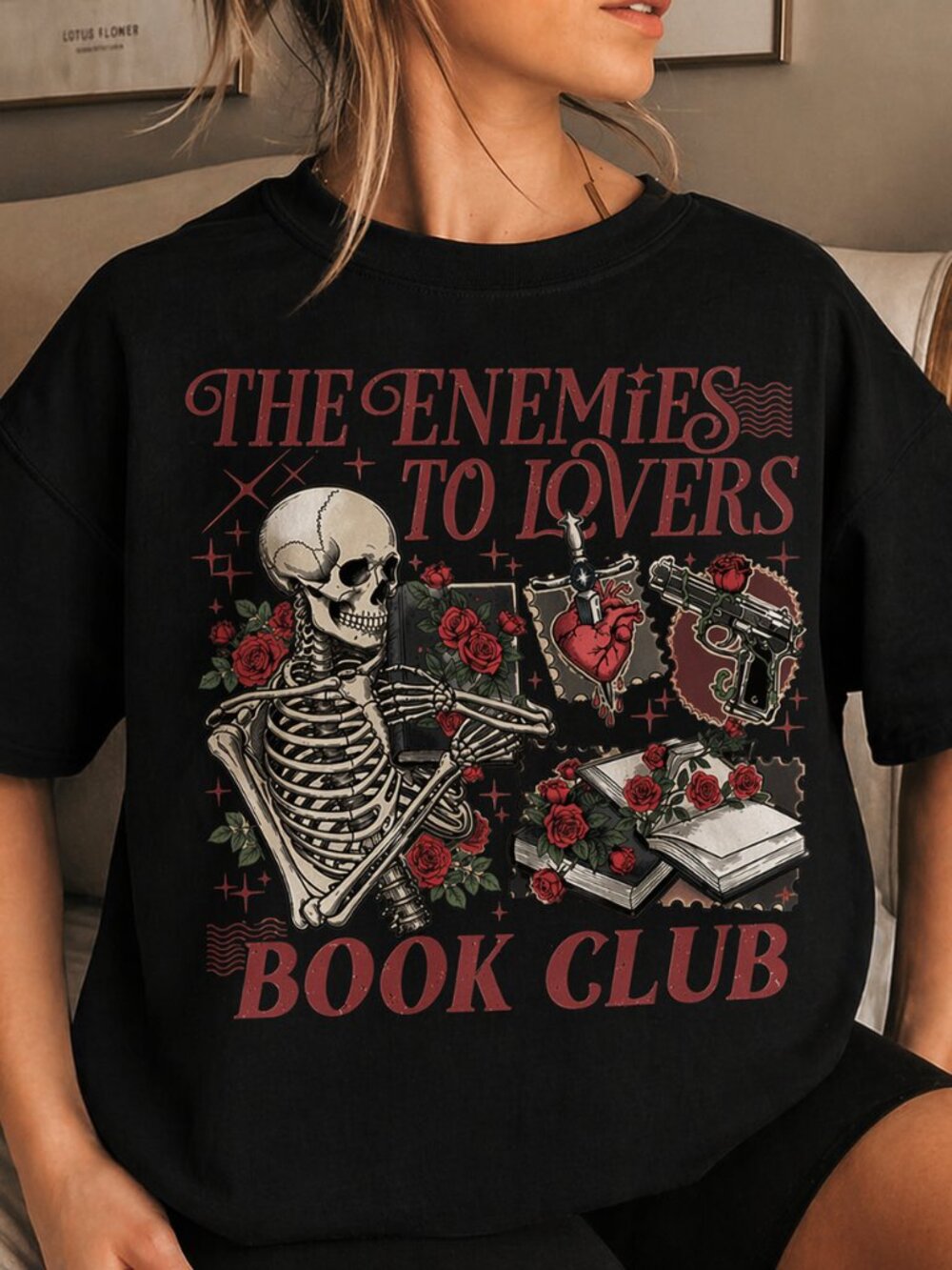 Enemies To Lovers Shirt, Romantasy Bookish Graphic Tee